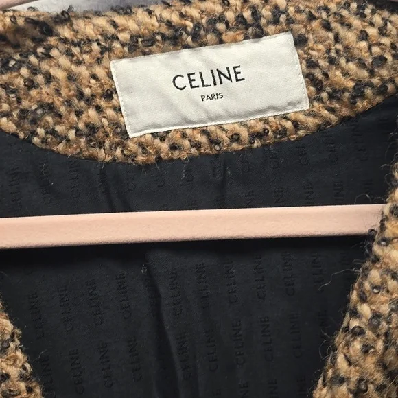 Celine Relaxed Tweed Blazer 38/M - Picture 2 of 8